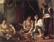 Eugene Delacroix apartment oil painting artist